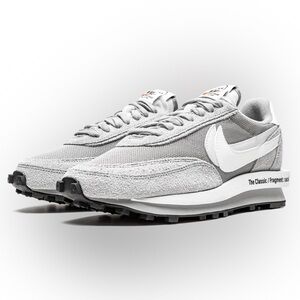 Nike LD Waffle SF x Sacai x Fragment in Light Smoke Grey